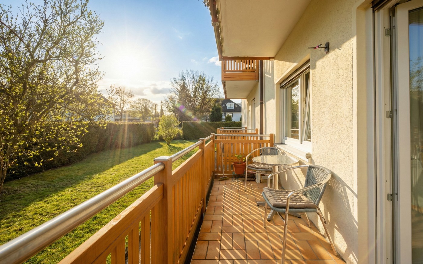 Balkon KI Fruehling